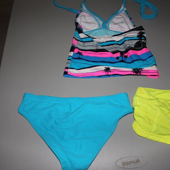 3 Pcs ZeroXposur Tankini Swimsuit Size 7 - Picture 6 of 11